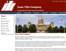 Tablet Screenshot of iowatitle.com